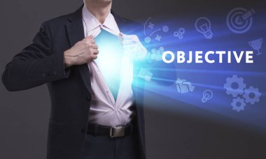 Ekonomi, teknoloji, Internet ve ağ kavramı. Genç busine