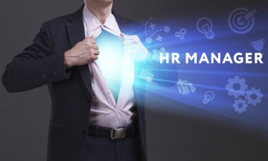 Ekonomi, teknoloji, Internet ve ağ kavramı. Genç busine