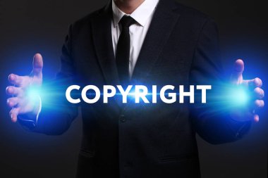 Ekonomi, teknoloji, Internet ve ağ kavramı. Genç busine