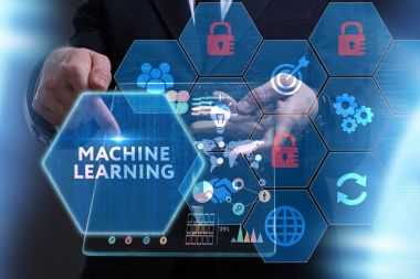Ekonomi, teknoloji, Internet ve ağ kavramı. Genç busine