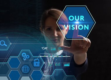 Ekonomi, teknoloji, Internet ve ağ kavramı. Genç busine