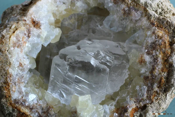 Intercroissances de cristaux de gypse Samara — Photo