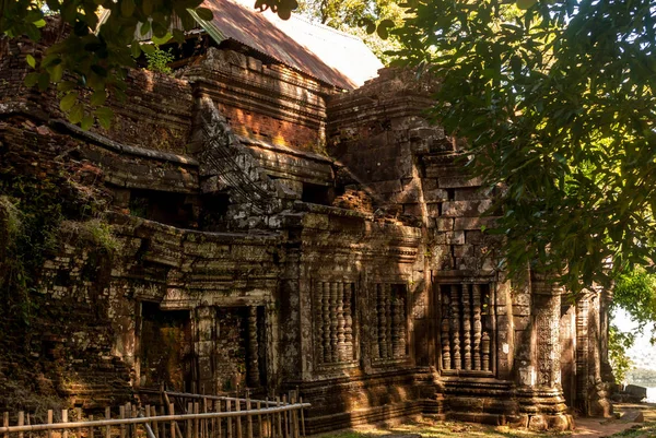 在老挝南部 Wat Phu — 图库照片