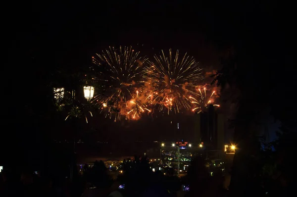 ウクライナの花火祭り、オデッサ市 — ストック写真