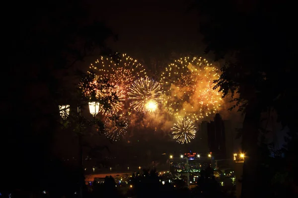 ウクライナの花火祭り、オデッサ市 — ストック写真