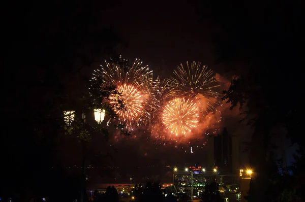 ウクライナの花火祭り、オデッサ市 — ストック写真