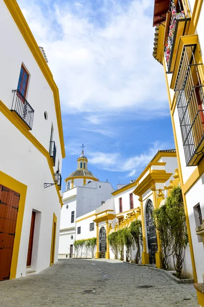 Casas blancas de Sevilla — Foto de Stock