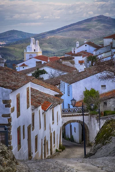 Małej uliczce Marvão Portugalia — Zdjęcie stockowe