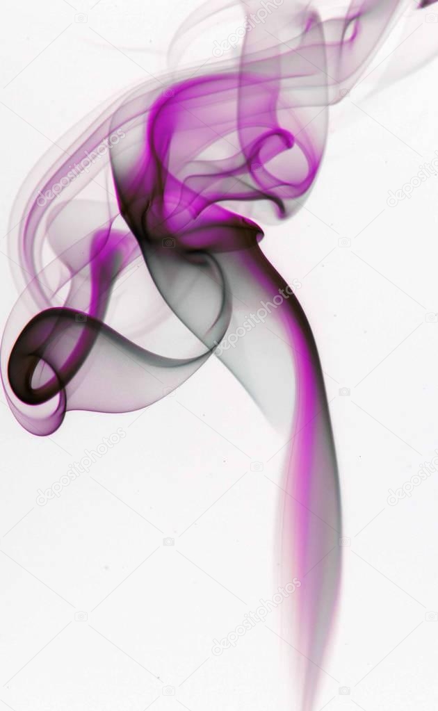 purple colored smoke