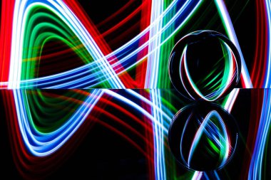 renkli ışık yansıtan Cam Küre 