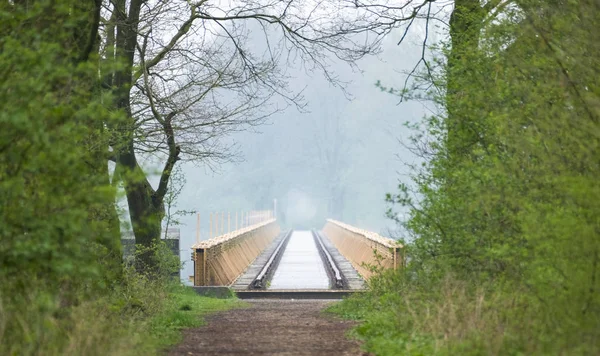eski demiryolu Köprüsü, Moerputten, s-Hertogenbosch, Hollanda