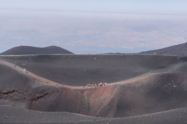 Etna Dağı, Sicilya, İtalya (21 Temmuz 2017)
