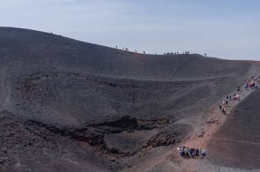 Etna Dağı, Sicilya, İtalya (21 Temmuz 2017)