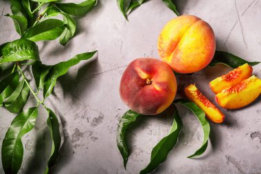 Taze şeftali, şeftali meyve arka plan, tatlı şeftali, grup p