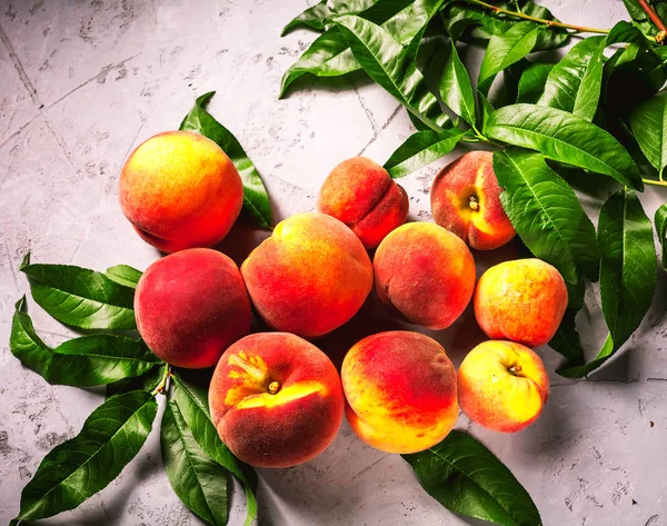 Taze şeftali, şeftali meyve arka plan, tatlı şeftali, grup p