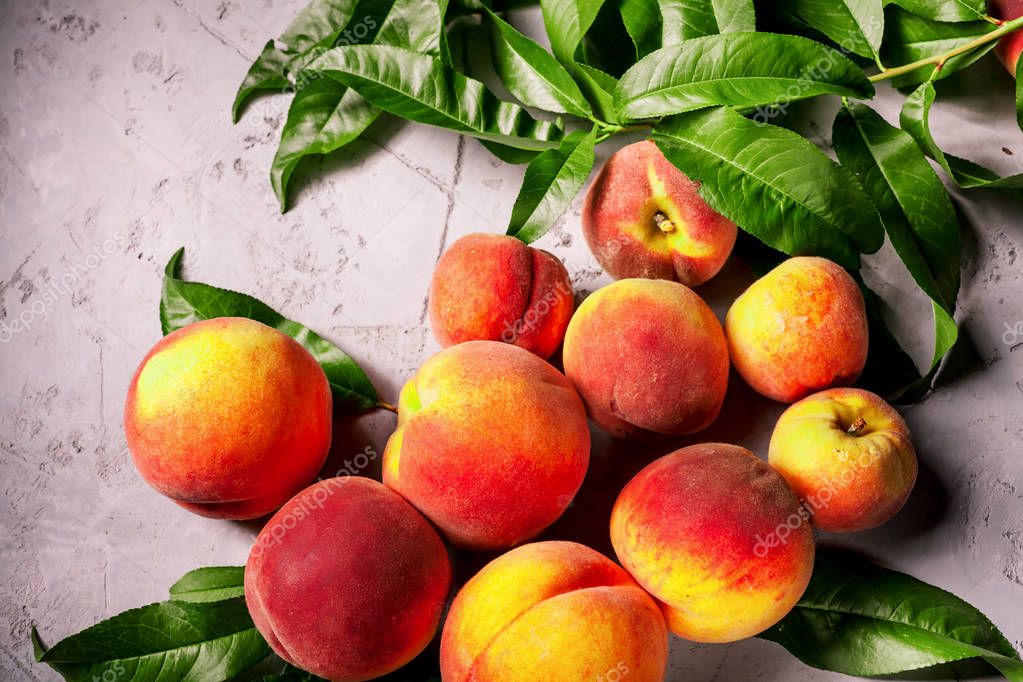Download Fresh peaches, Peach fruit background, sweet peaches ...