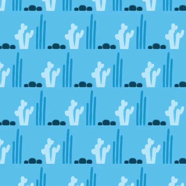 Kaktusz vektor mintázat háttér textúra szövet — Stock Vector