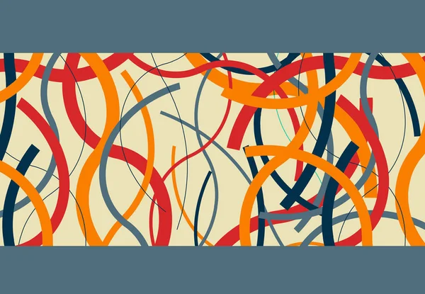 Färgglada linje bakgrund abstrakt illustration — Stock vektor