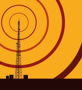 Televizyon antenler ve uydu d telekomünikasyon kule