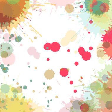 Renk splash suluboya vektör soyut