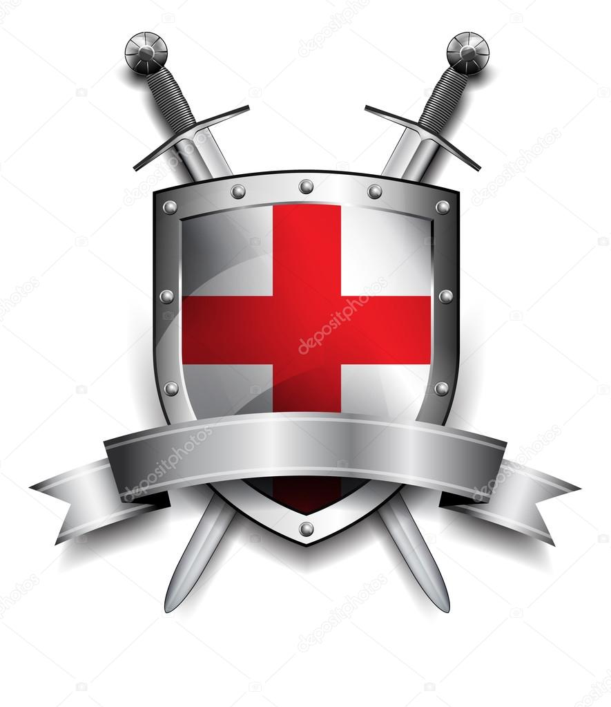 Shield with Crossed Swords