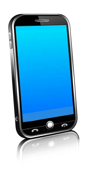 Teléfono celular inteligente móvil 3D — Vector de stock