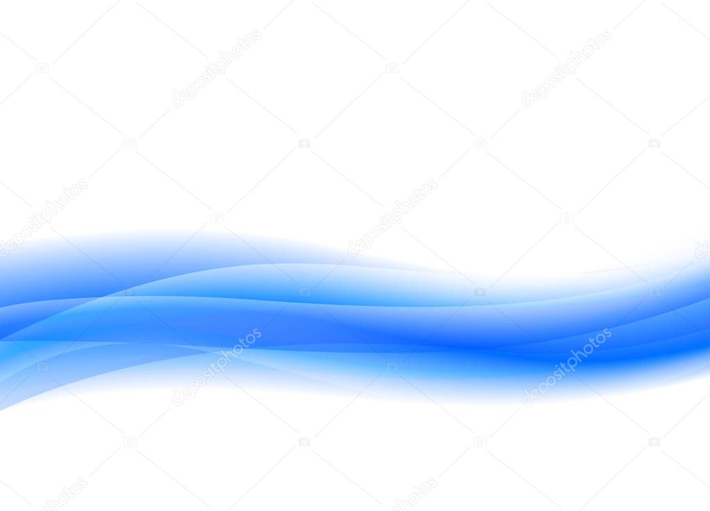 Mid Blue Color Soft Flowing Background