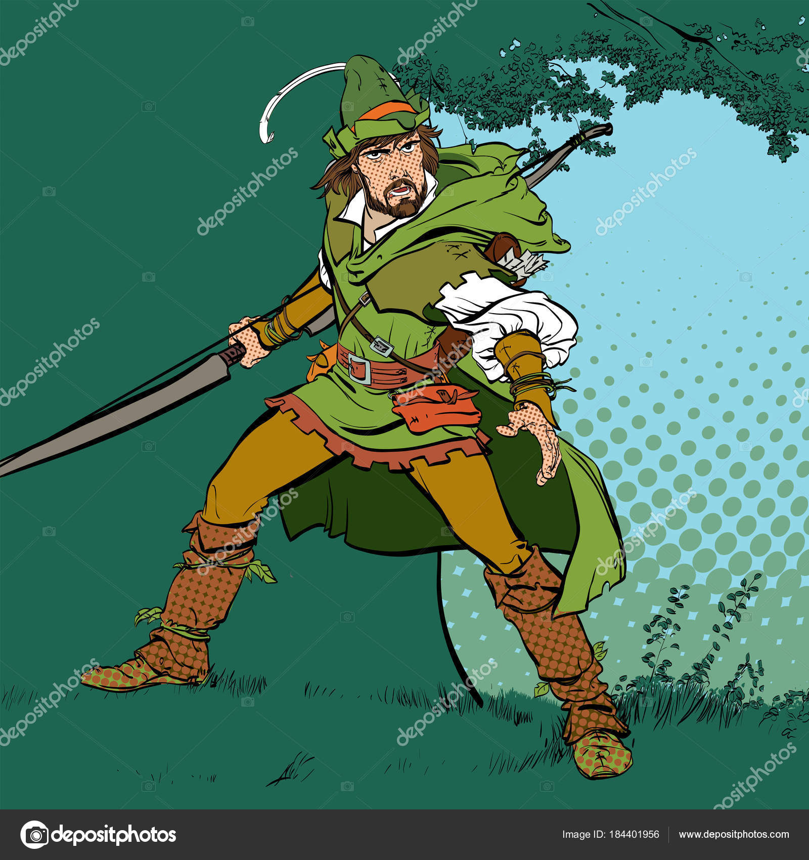 Robin Hood Hat and Quiver by tursiart on DeviantArt