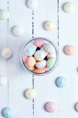 Renk zephyrs cam Beyaz ahşap tablo