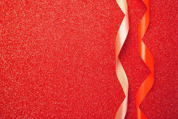 赤テープを赤のスパーク リング Background Close — ストック写真