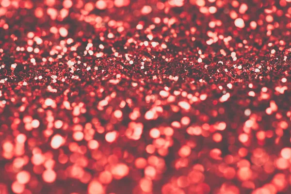 Red sparkle achtergrond. helder en feestelijke. St. Valentine's concept van groet. Macro foto — Stockfoto