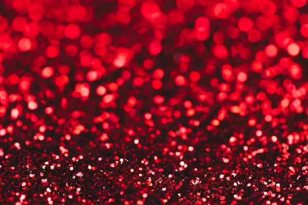 Red sparkle achtergrond. helder en feestelijke. St. Valentine's concept van groet. Macro foto — Stockfoto