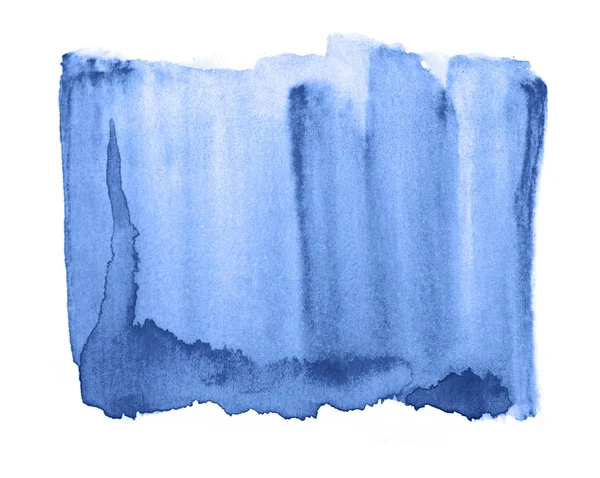Fondos clásicos de acuarelas azules aislados en blanco —  Fotos de Stock