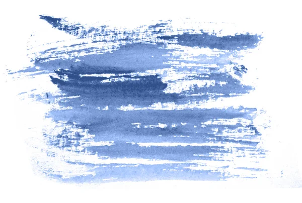 Fondos clásicos de acuarelas azules aislados en blanco —  Fotos de Stock