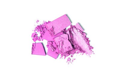 pembe göz farı kontur beyaz arka plan üzerinde izole