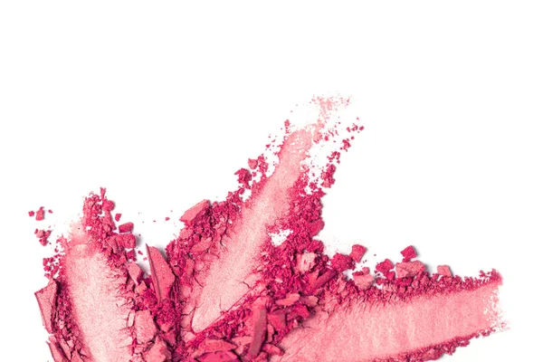 Bayangan merah muda stroke terisolasi di latar belakang putih — Stok Foto