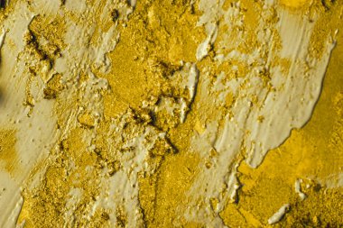 Altın boya dokusu.