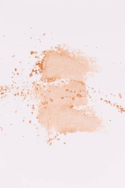 Altın boya dokusu. Makro görünüm.