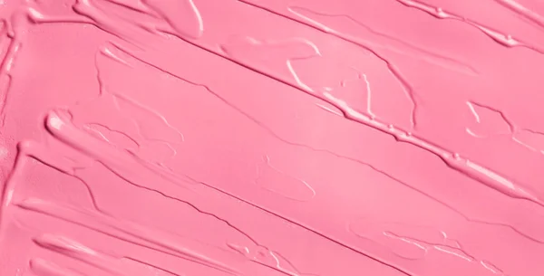 Rossetto Rosa Sbavature Isolato Sfondo Bianco Vista Dall Alto Piatta — Foto Stock