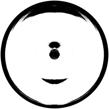 Koyu Grunge Geometrik Deseni