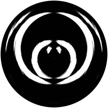 Koyu Grunge Geometrik Deseni