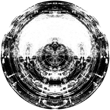 Grunge üst üste biniyor. Soyut siyah ve beyaz vektör arkaplanı