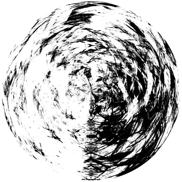 Чорно Білий Круглий Граунд Оминає Елемент Circle Pattern Logo Badge — стокове фото