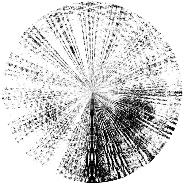 ブラックホワイトの丸みを帯びたグラウンジオーバーレイ要素 サークルパターン バッジ ラベル アイコン 要約ストレステクスチャの背景 ダーティヴィンテージモノクローム — ストック写真