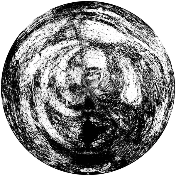 Élément Superposition Grunge Rond Noir Blanc Modèle Cercle Logo Insigne — Photo