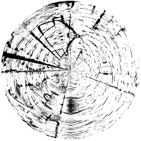 ブラックホワイトの丸みを帯びたグラウンジオーバーレイ要素 サークルパターン バッジ ラベル アイコン 要約ストレステクスチャの背景 ダーティヴィンテージモノクローム — ストック写真
