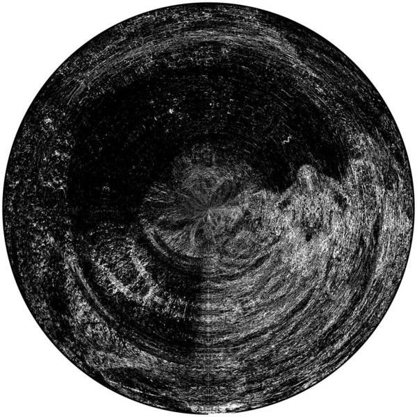 Élément Superposition Grunge Rond Noir Blanc Modèle Cercle Logo Insigne — Photo