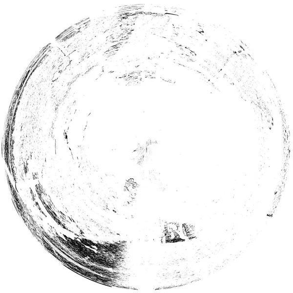 Élément Superposition Grunge Rond Noir Blanc Modèle Cercle Logo Insigne — Photo