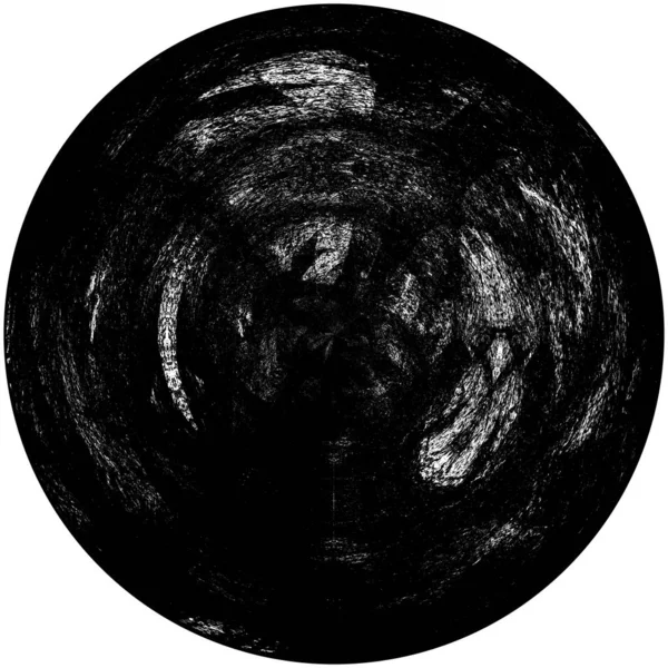 Musta Valkoinen Pyöreä Grunge Overlay Element Ympyrä Kuvio Logo Merkki — kuvapankkivalokuva