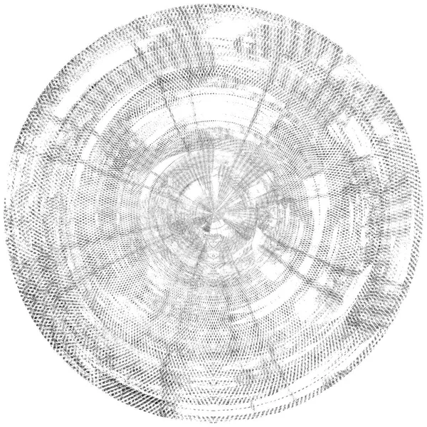 Чорно Білий Круглий Грандж Накладання Елемент Візерунок Кола Логотип Значок — стокове фото